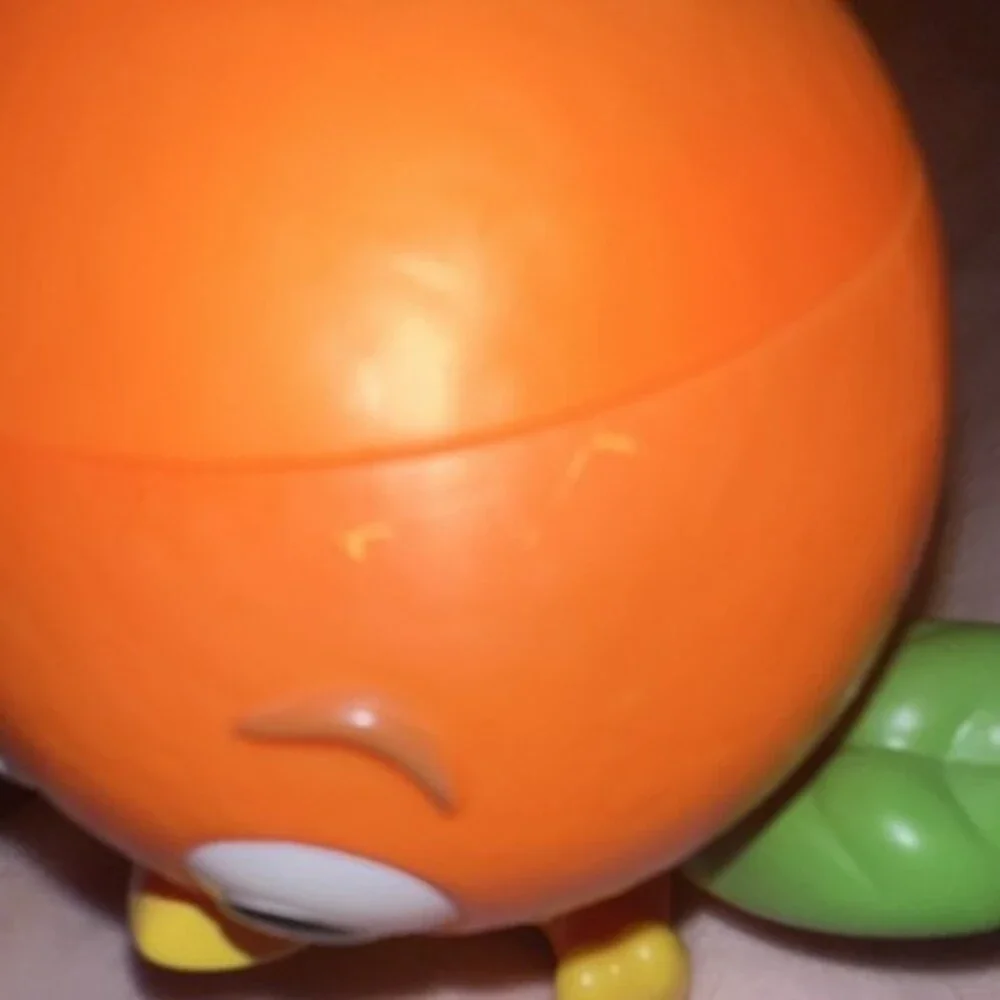 Disney Parks Orange Bird Citrus Figure Container w/ Straw